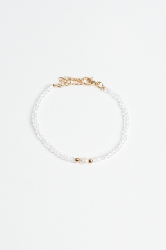 Bracelet White Beads